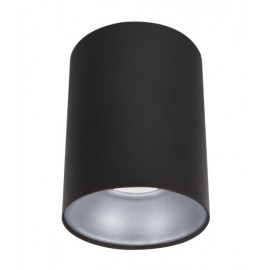 CLA-Surface:GU10 Round Surface Mounted Ceiling Downlights-Fixed Matt Wht / Matt Blk